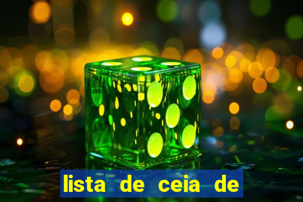 lista de ceia de natal para 20 pessoas